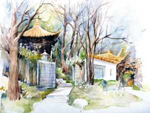 Chinesischer Garten in München - Westpark